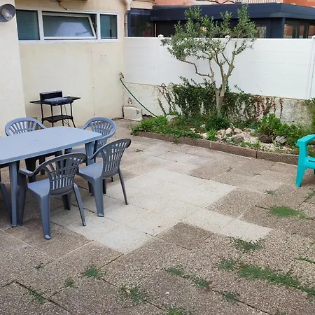 شقة T2 Rdc Avec Jardin, Cap D'agde, Secteur Falaise, 100 M Plage, Clim, Wifi, Parking آجد