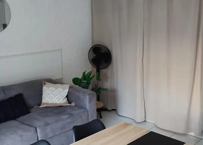 T2 Rdc Avec Jardin, Cap D'agde, Secteur Falaise, 100 M Plage, Clim, Wifi, Parking Apartamento