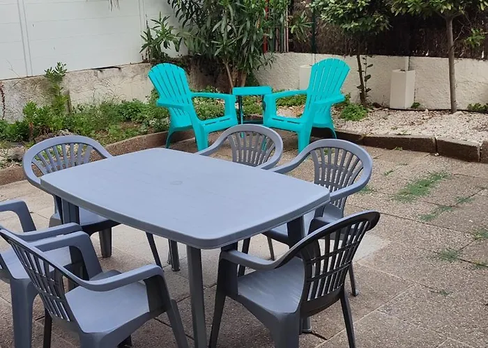 Apartamento T2 Rdc Avec Jardin, Cap D'agde, Secteur Falaise, 100 M Plage, Clim, Wifi, Parking *